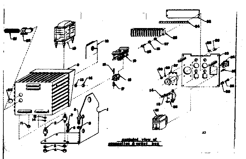 Craftsman 58031055 connection & outlet box diagram