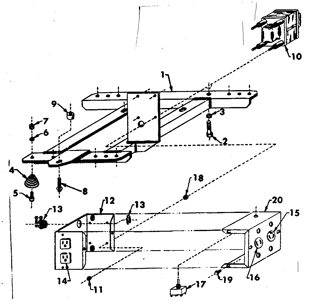 Craftsman 580320660 mounting base diagram