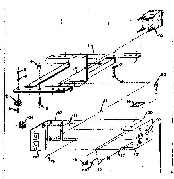 Craftsman 580320730 mounting base diagram