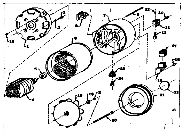 Craftsman 580321519 alternator diagram