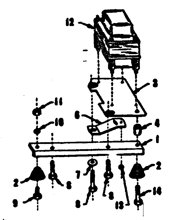 Craftsman 580321519 reactor assembly & engine mounting support diagram