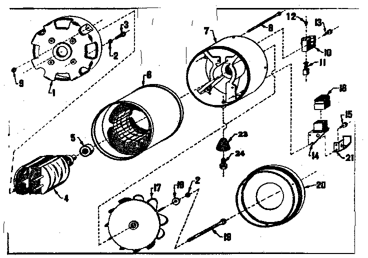 Craftsman 580321810 alternator diagram