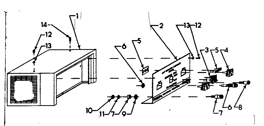 Craftsman 580321810 control panel cover diagram