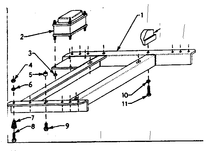 Craftsman 580321840 mounting base diagram
