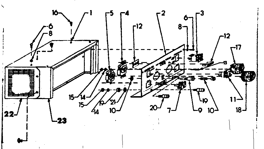 Craftsman 580321841 control panel cover diagram