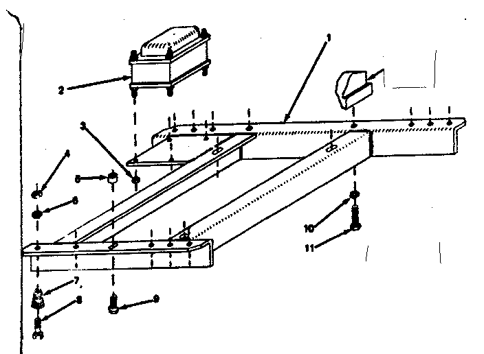 Craftsman 580321851 mounting base diagram