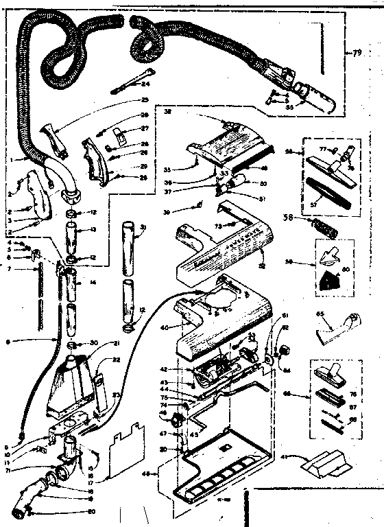 Kenmore A2890 power mate diagram