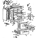 Kenmore 1037176304 body section diagram