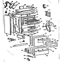 Kenmore 103722634 body section diagram
