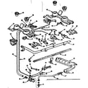 Kenmore 103724636 burner section diagram