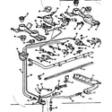 Kenmore 103726635 burner section diagram