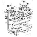 Kenmore 1037324004 burner section diagram