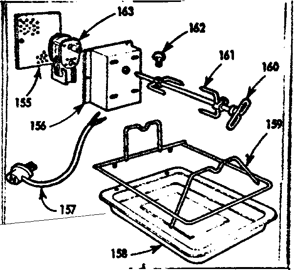 Kenmore 1037346304 opt. oven rotisserie diagram