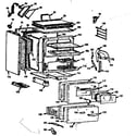 Kenmore 1037364004 body section diagram