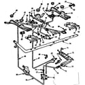 Kenmore 1037466214 burner section diagram