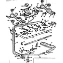 Kenmore 103754631 burner section diagram
