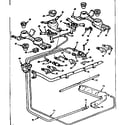 Kenmore 1037556314 burner section diagram