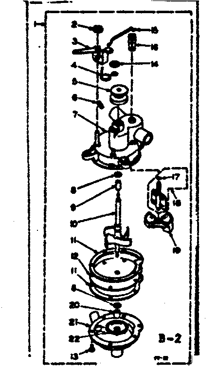 Kenmore 1106304400 pump assembly diagram