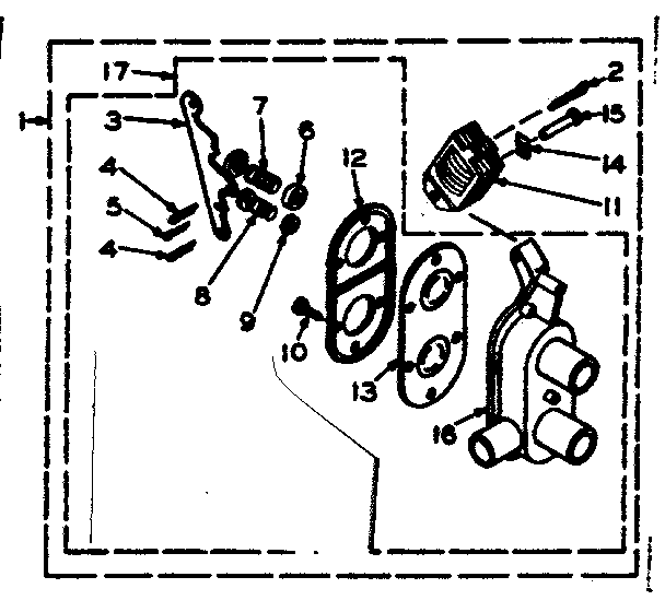 Kenmore 1106304400 two way valve assembly diagram