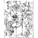 Kenmore 1106305503 machine sub-assembly diagram