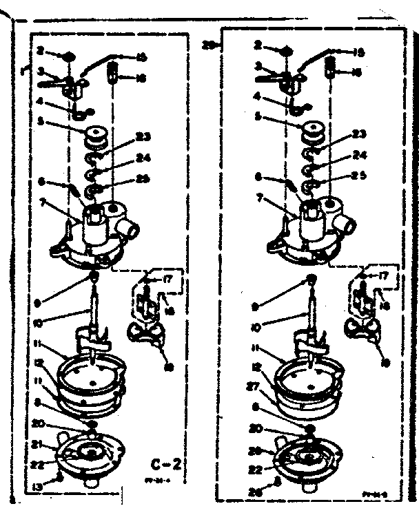 Kenmore 1106304655 pump assembly diagram