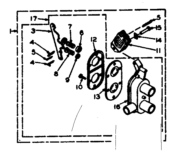 Kenmore 1106304655 two way valve assembly diagram