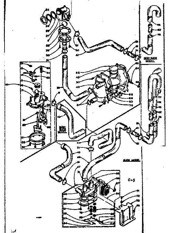 Kenmore 1106305702 water system diagram