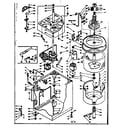 Kenmore 1106305806 machine sub-assembly diagram
