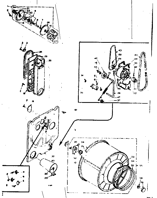 Kenmore 1106307400 bulkhead assembly diagram