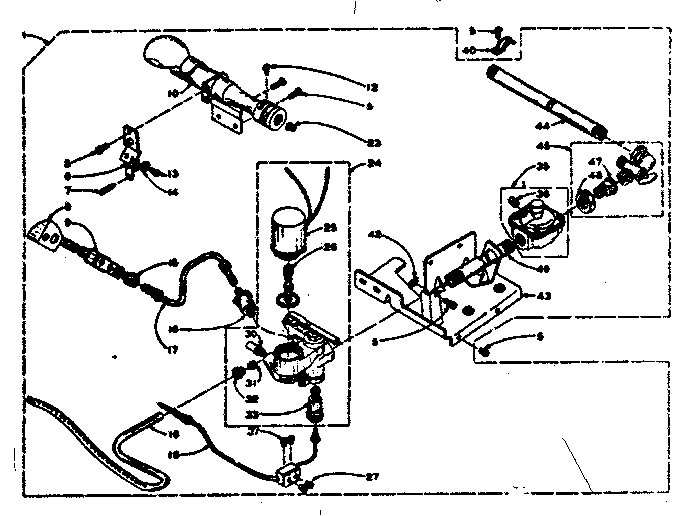 Kenmore 1106307501 basoid burner assembly diagram