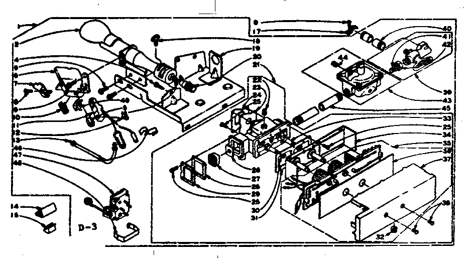Kenmore 1106307601 dole burner assembly diagram