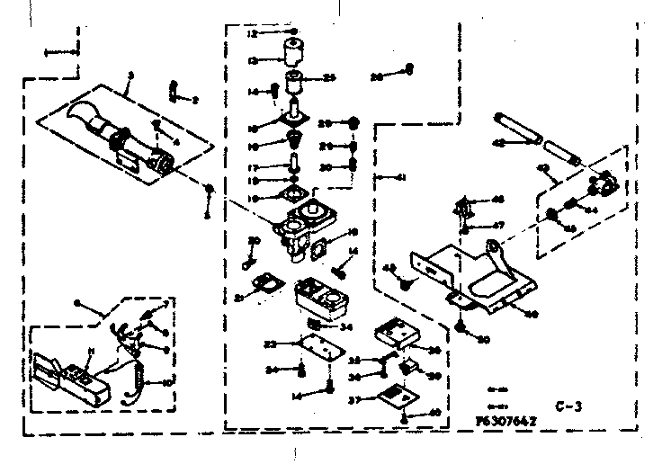 Kenmore 1106307642 burner assembly diagram