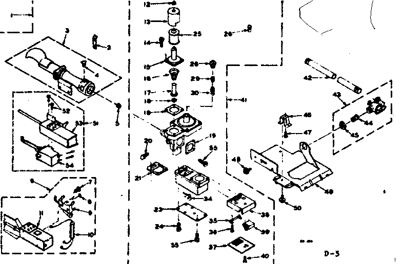 Kenmore 1106307643 burner assembly diagram
