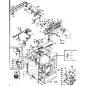 Kenmore 1106307700 machine sub-assembly diagram
