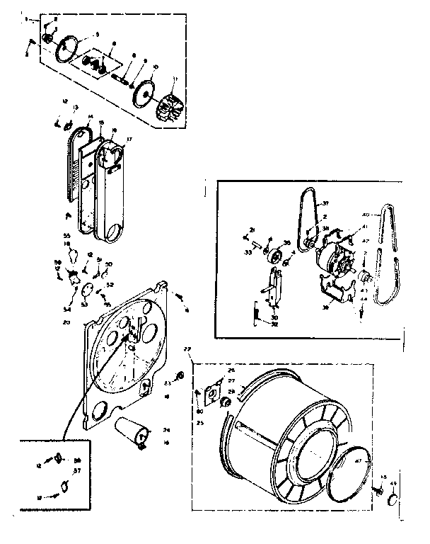 Kenmore 1106307702 bulkhead assembly diagram