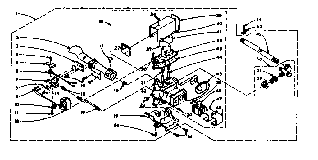 Kenmore 1106307702 white rodgers burner diagram