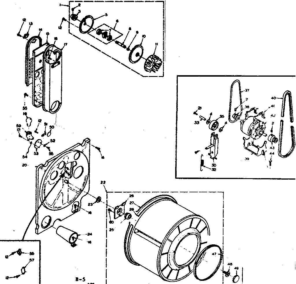 Kenmore 1106307720 bulkhead assembly diagram