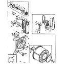 Kenmore 1106307803 bulkhead assembly diagram