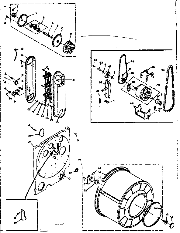 Kenmore 1106308603 bulkhead assembly diagram