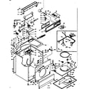 Kenmore 1106308830 machine sub-assembly diagram