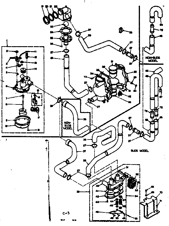 Kenmore 1106314700 water system diagram
