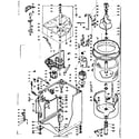 Kenmore 1106315751 machine sub-assembly diagram