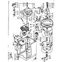 Kenmore 1106315761 machine sub-assembly diagram