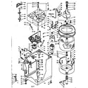 Kenmore 1106315853 machine sub-assembly diagram