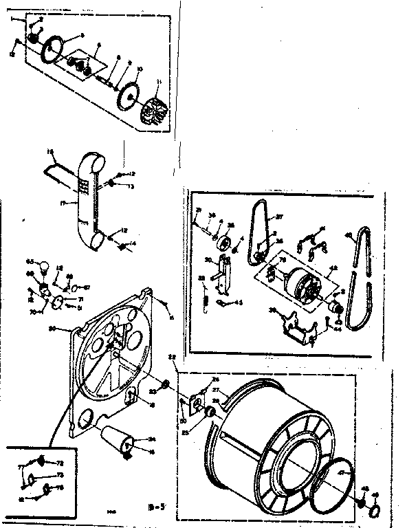 Kenmore 1106317741 bulkhead assembly diagram