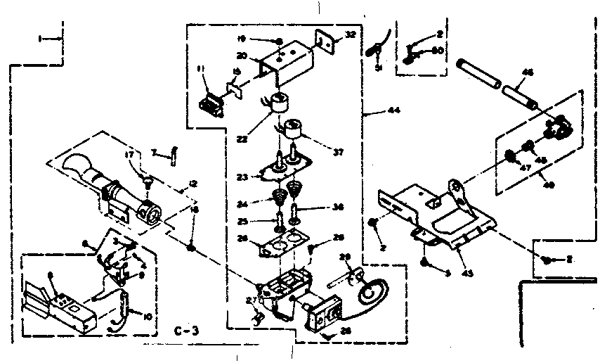 Kenmore 1106317741 burner assembly diagram