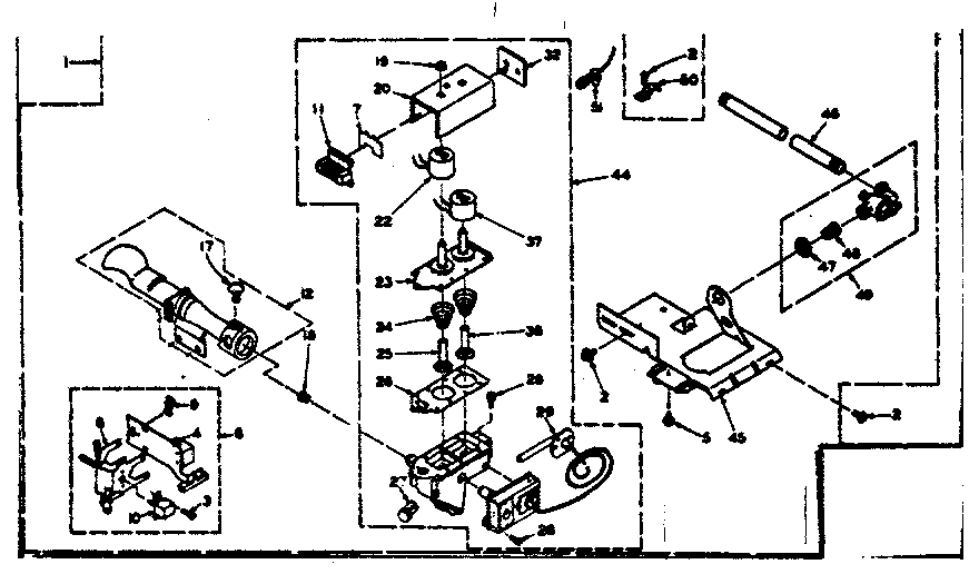 Kenmore 1106317741 burner assembly diagram
