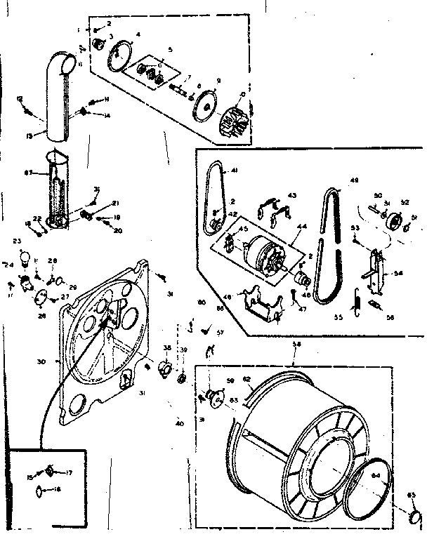 Kenmore 1106318742 bulkhead assembly diagram
