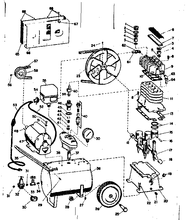 Craftsman 106152952 replacement parts diagram