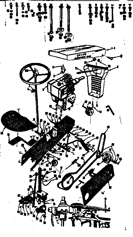 Craftsman 91760628 main frame diagram